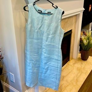 Talbots linen sheath dress